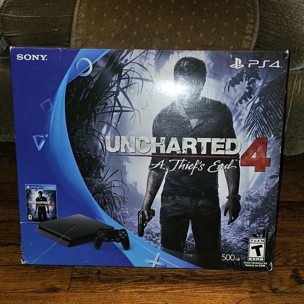 Sony PS4 Uncharted 4 Bundle - Black